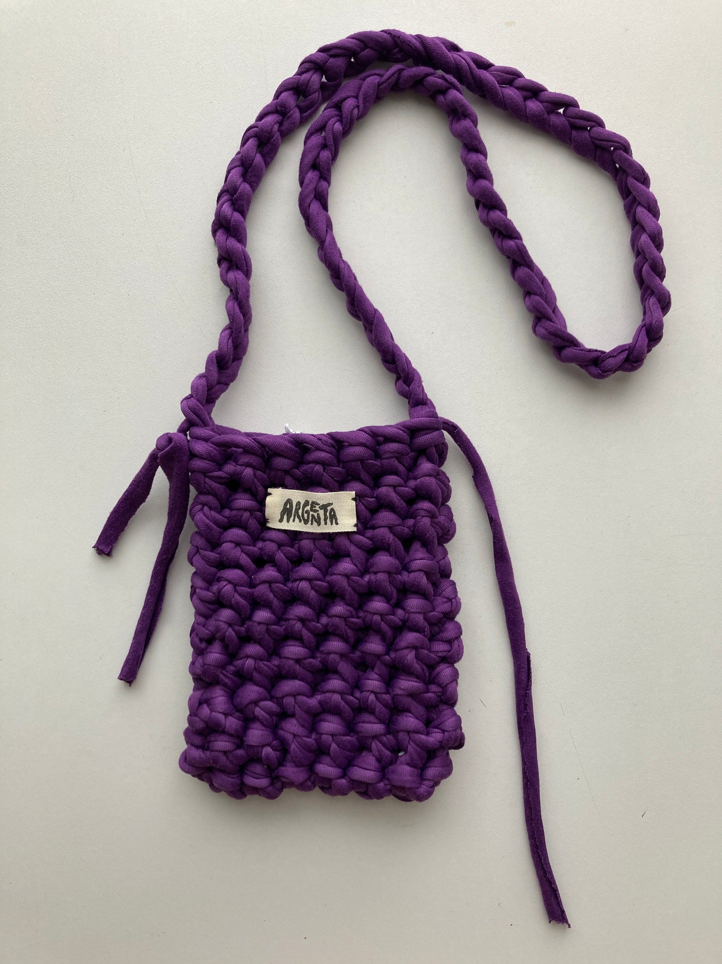 Crossbody Phone Bag | T-Shirt yarn
