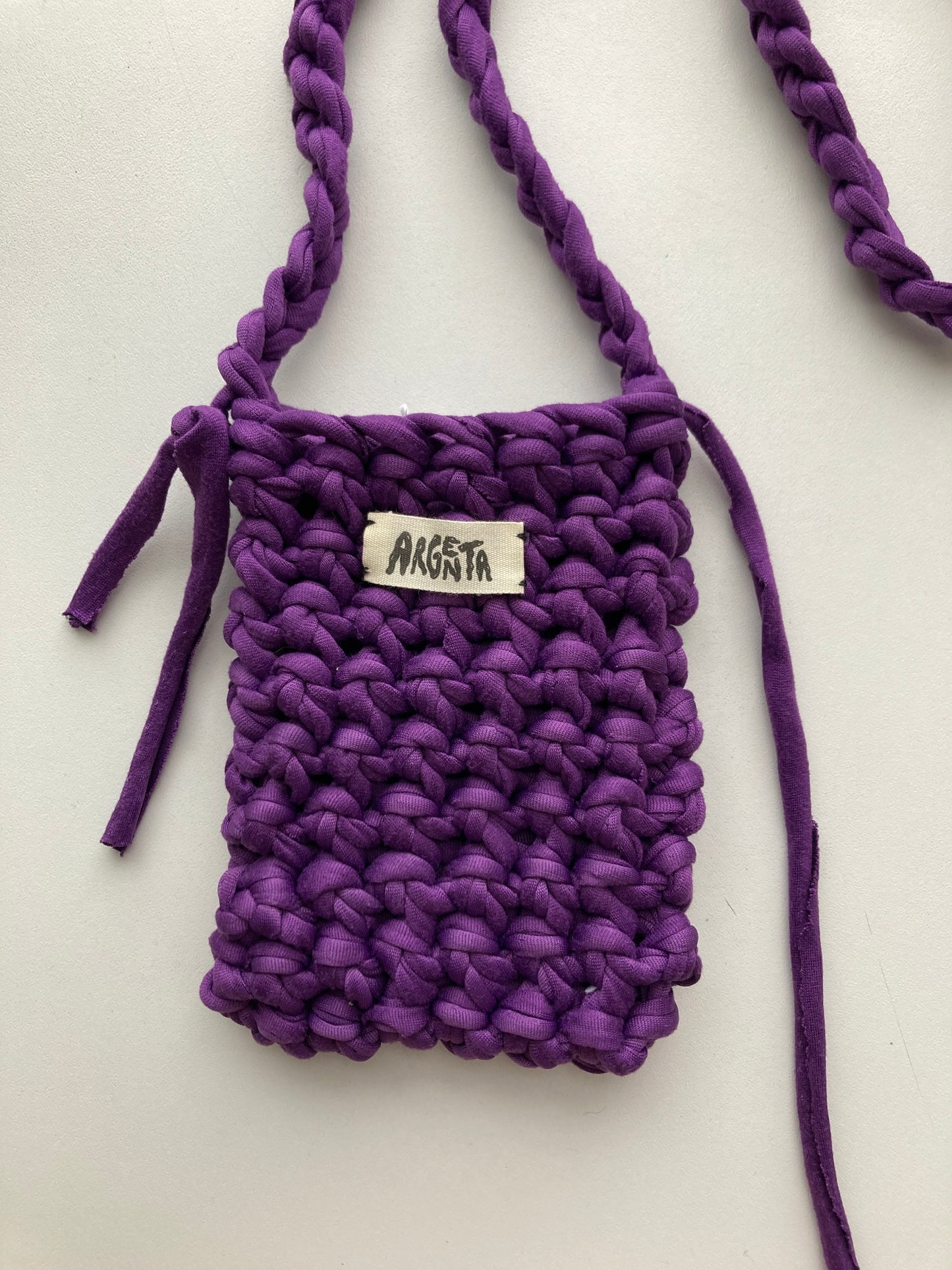 Crossbody Phone Bag | T-Shirt yarn
