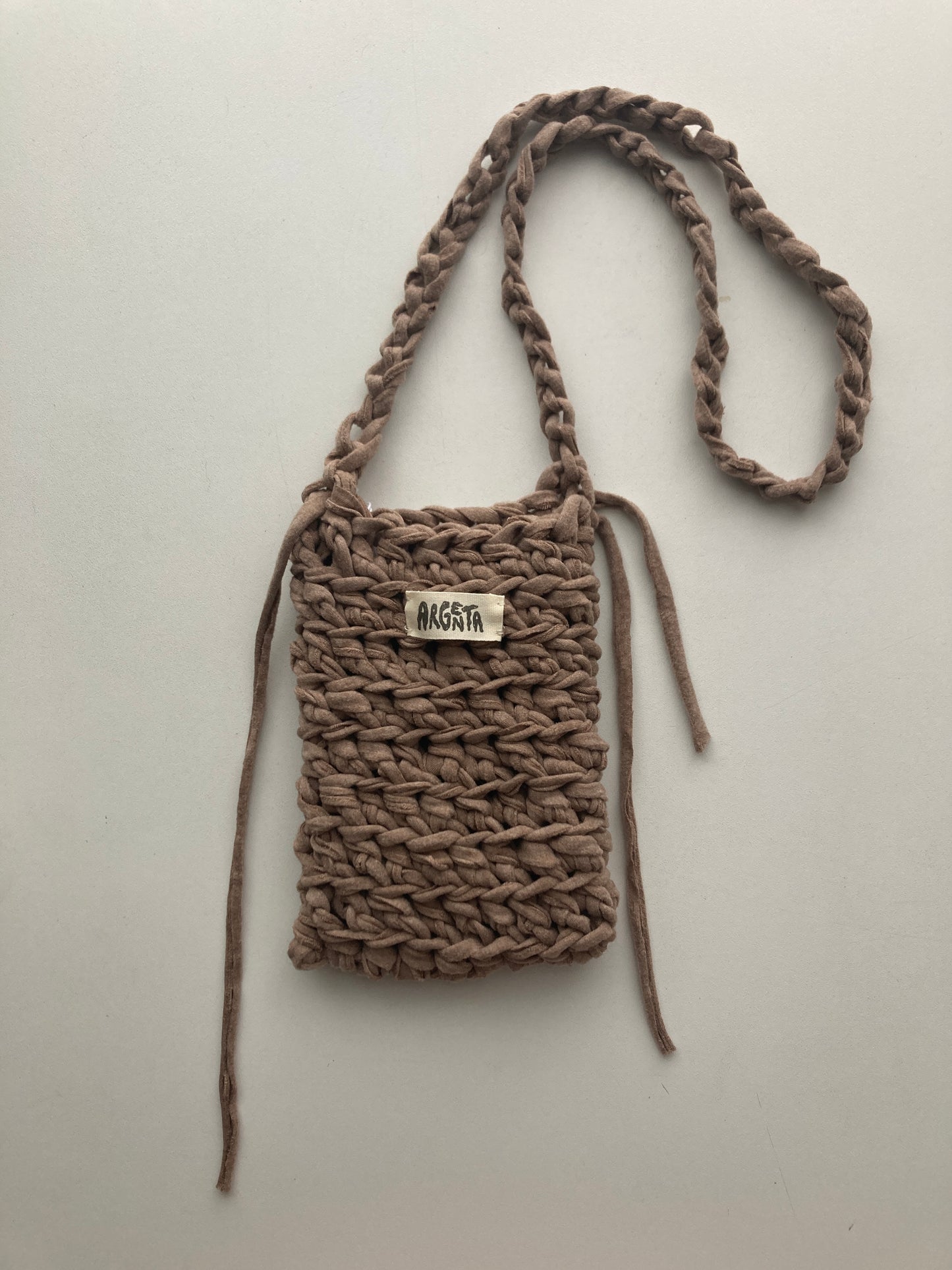 Crossbody Phone Bag | T-Shirt yarn