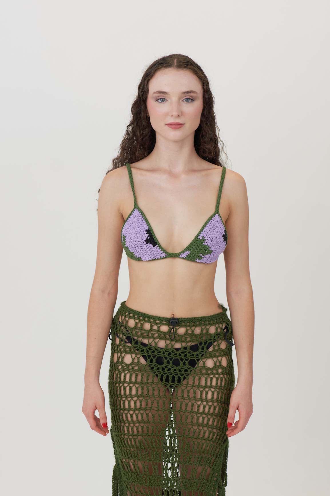 Tropical bikini top