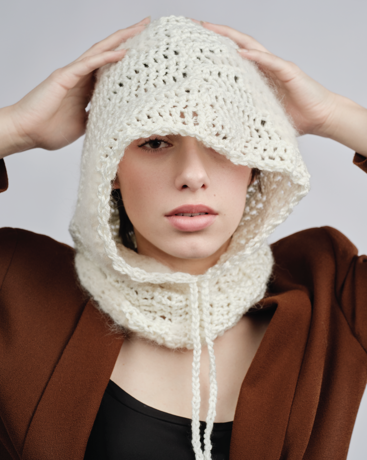 Hooded Balaclava - Off white