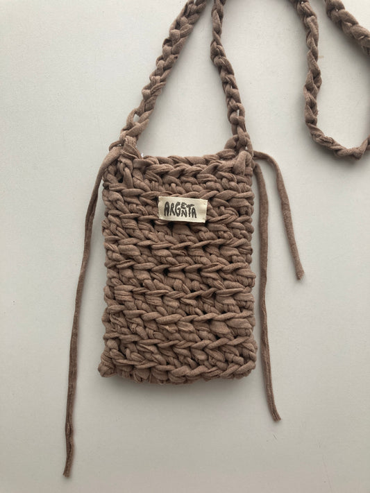 Crossbody Phone Bag | T-Shirt yarn