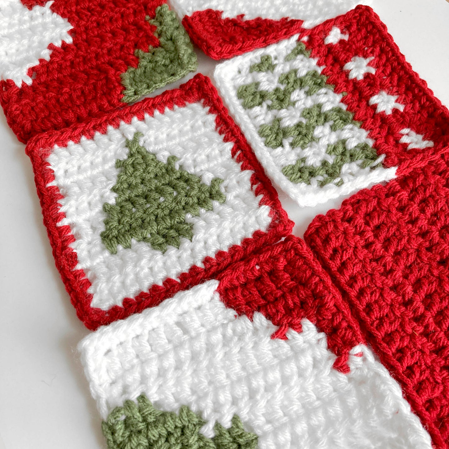 DIY PATTERN Christmas Coasters